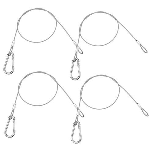 4er edelstahl drahtseil - 46cm, x