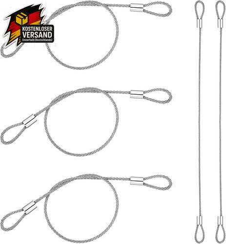 Edelstahl sicherheit kabel set - edelstahl,