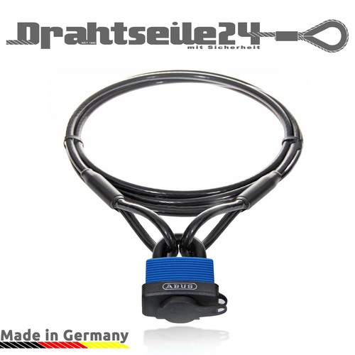 Schlaufenkabel schwarz 2m - 1m,